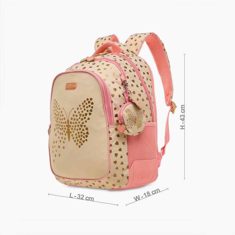 Must Butterfly Print Backpack for Girls - Image 4